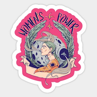 Women's power Sticker